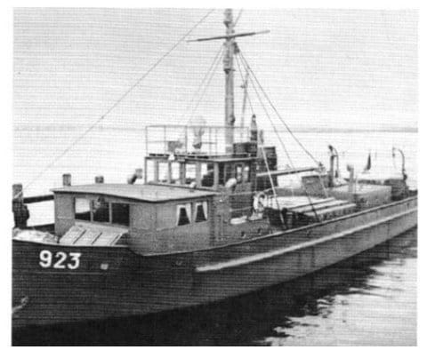 Taucherboot „LUMME“ – Quelle: Mehl/Schäfer/Israel: „Vom Torpedoboot zum Raketenschiff“